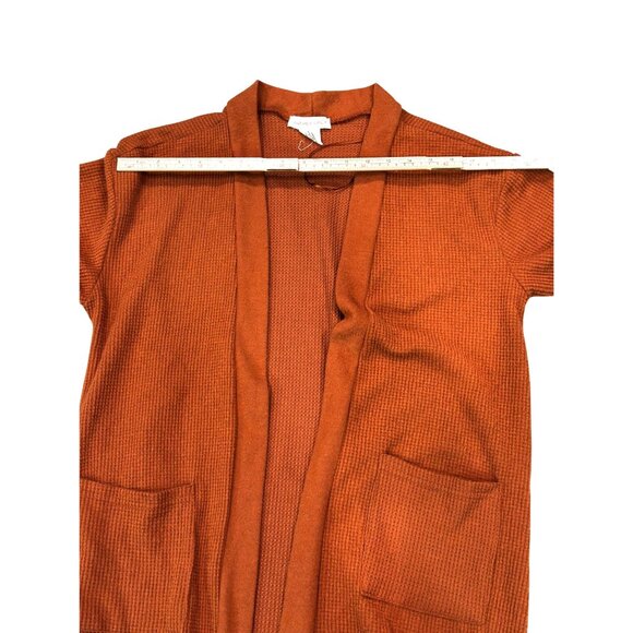 Happily Grey Womens 3-Piece Lounge Set In Rust Orange M Cardigan Tank Top & Jogg - Picture 14 of 16